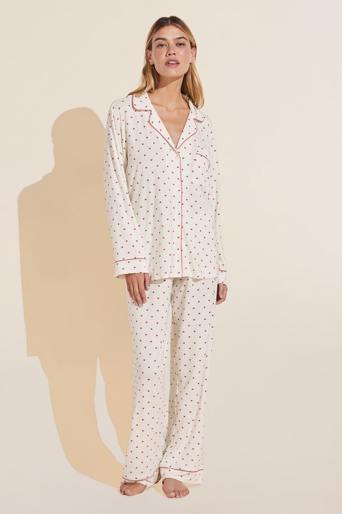 Gisele Printed Long PJ Set