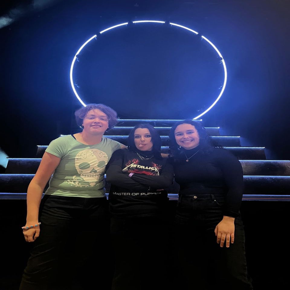 people at concert in front of stage