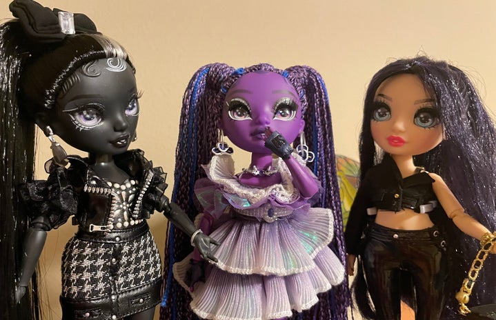 Three Shadow High dolls posed together