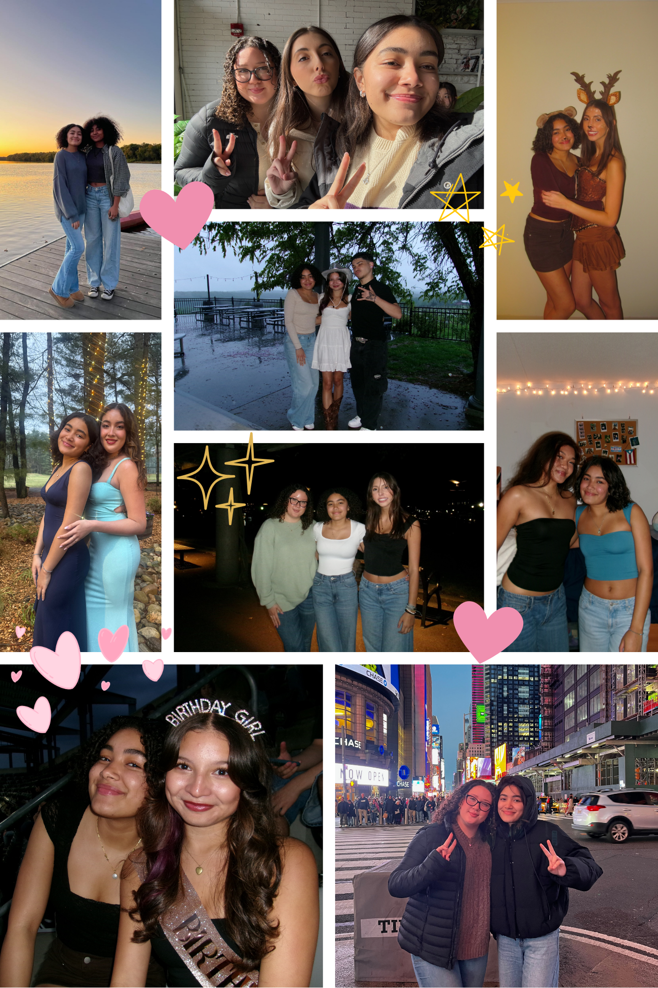 Photo Collage of Friends