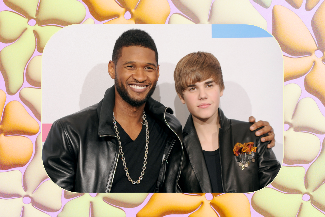 Usher and Justin Bieber