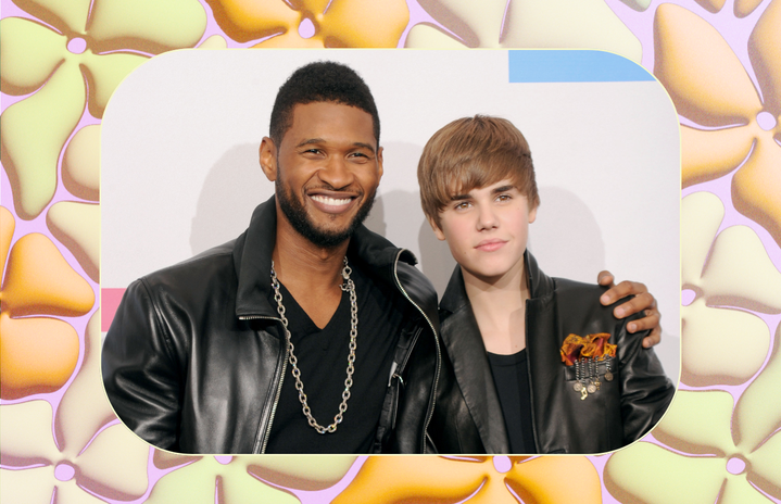 Usher and Justin Bieber