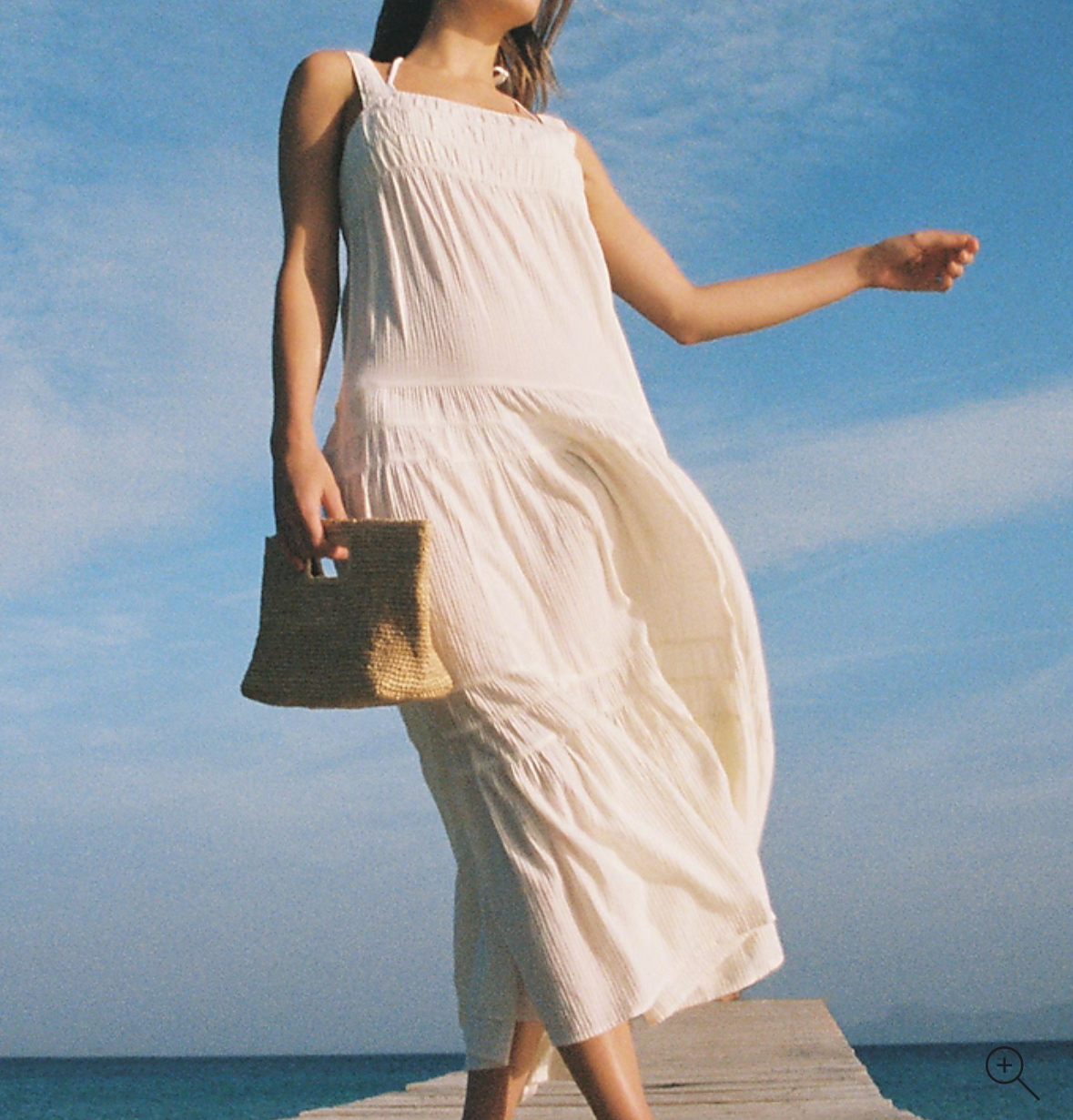 J. Crew Airy Gauze Tiered Maxi Dress