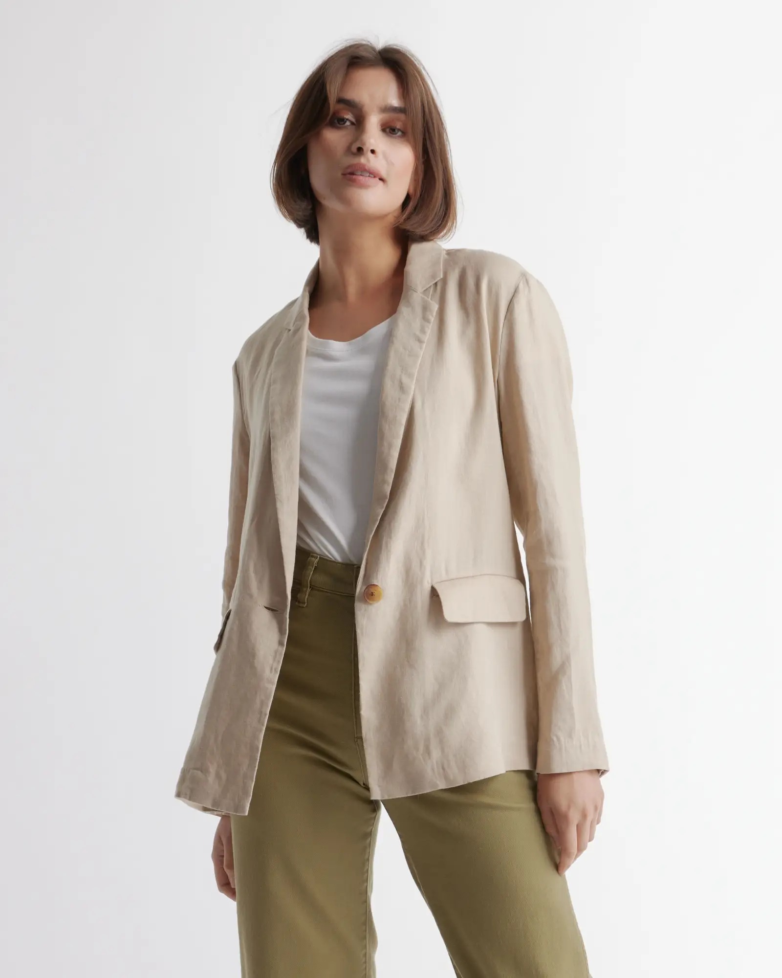 Quince 100% European Linen Blazer