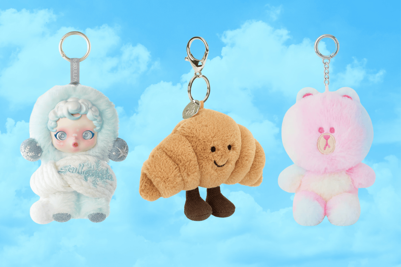 plush keychains like labubu