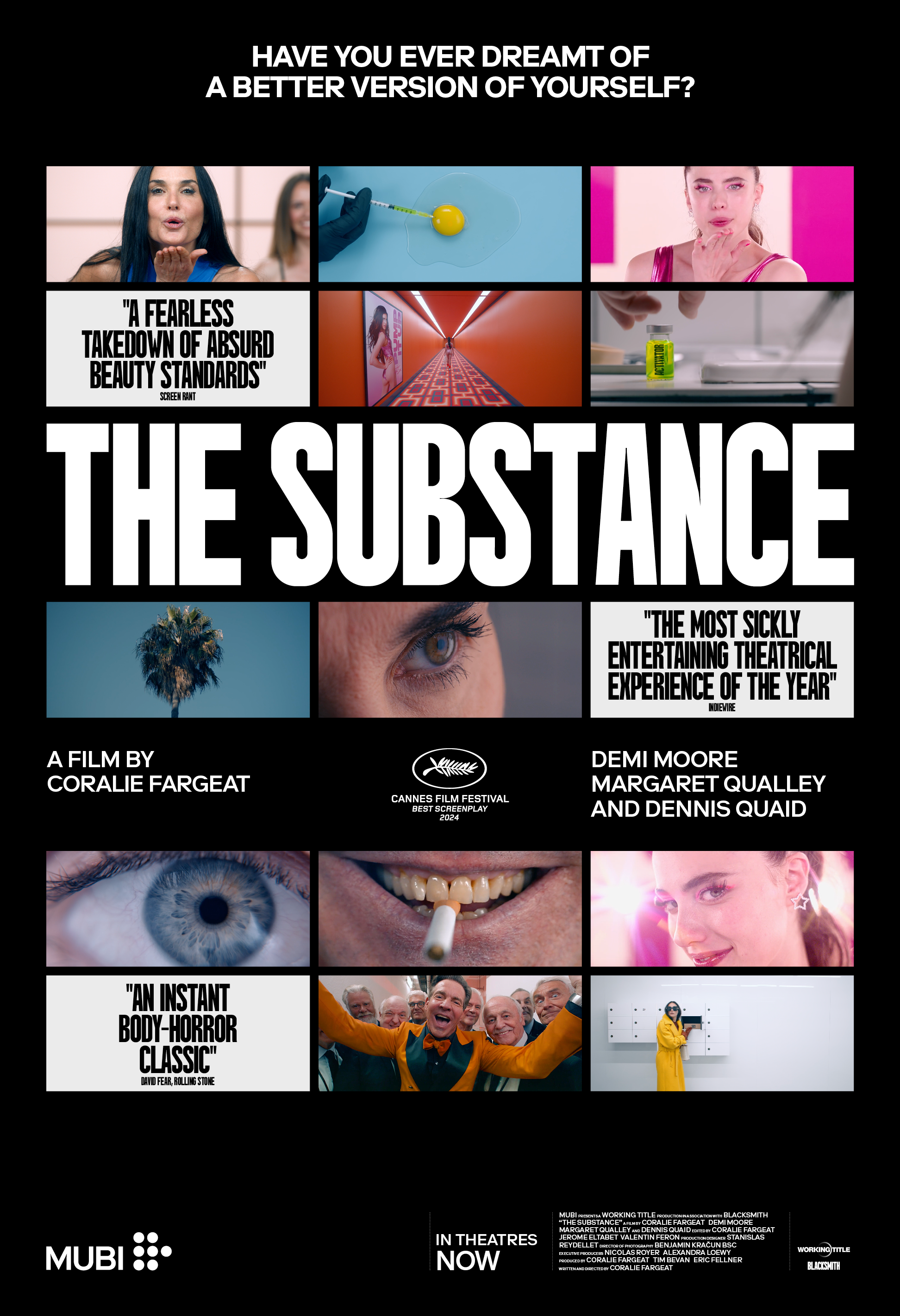 A mosaic poster for a movie titled, \