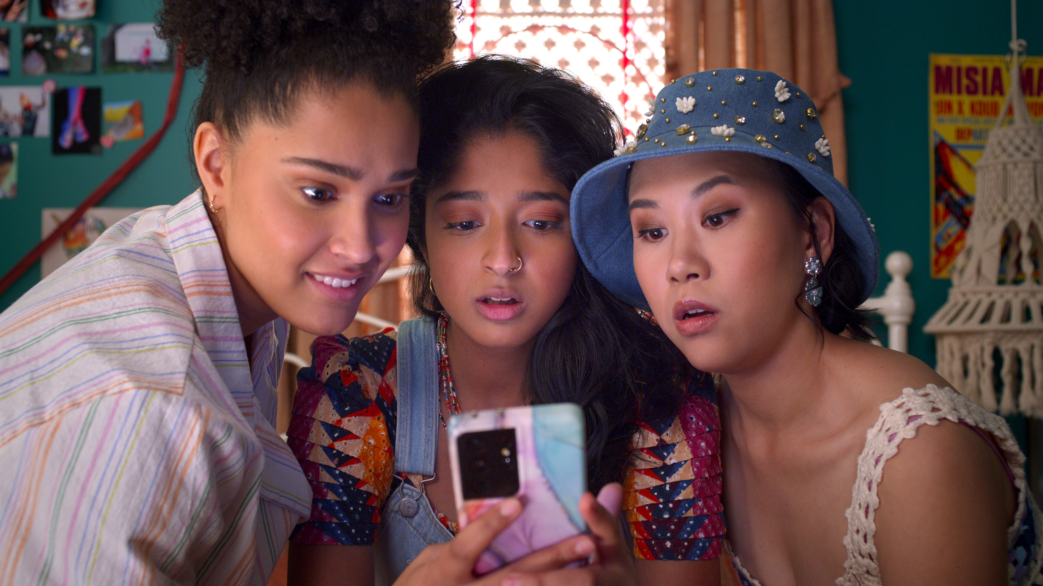 fabiola, devi, and eleanor in never have i ever season 4