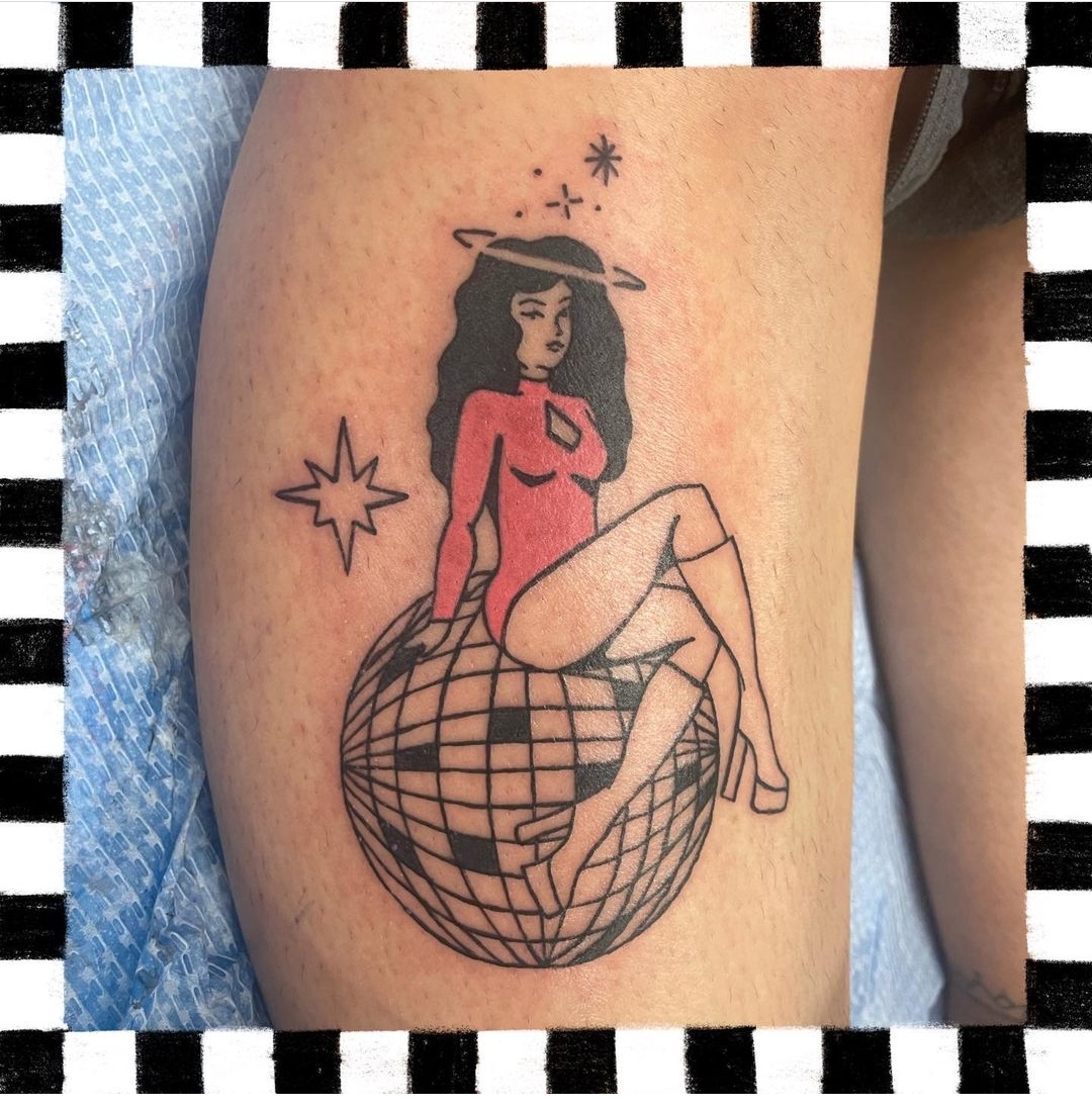 Lola\'s Disco Lady Tattoo