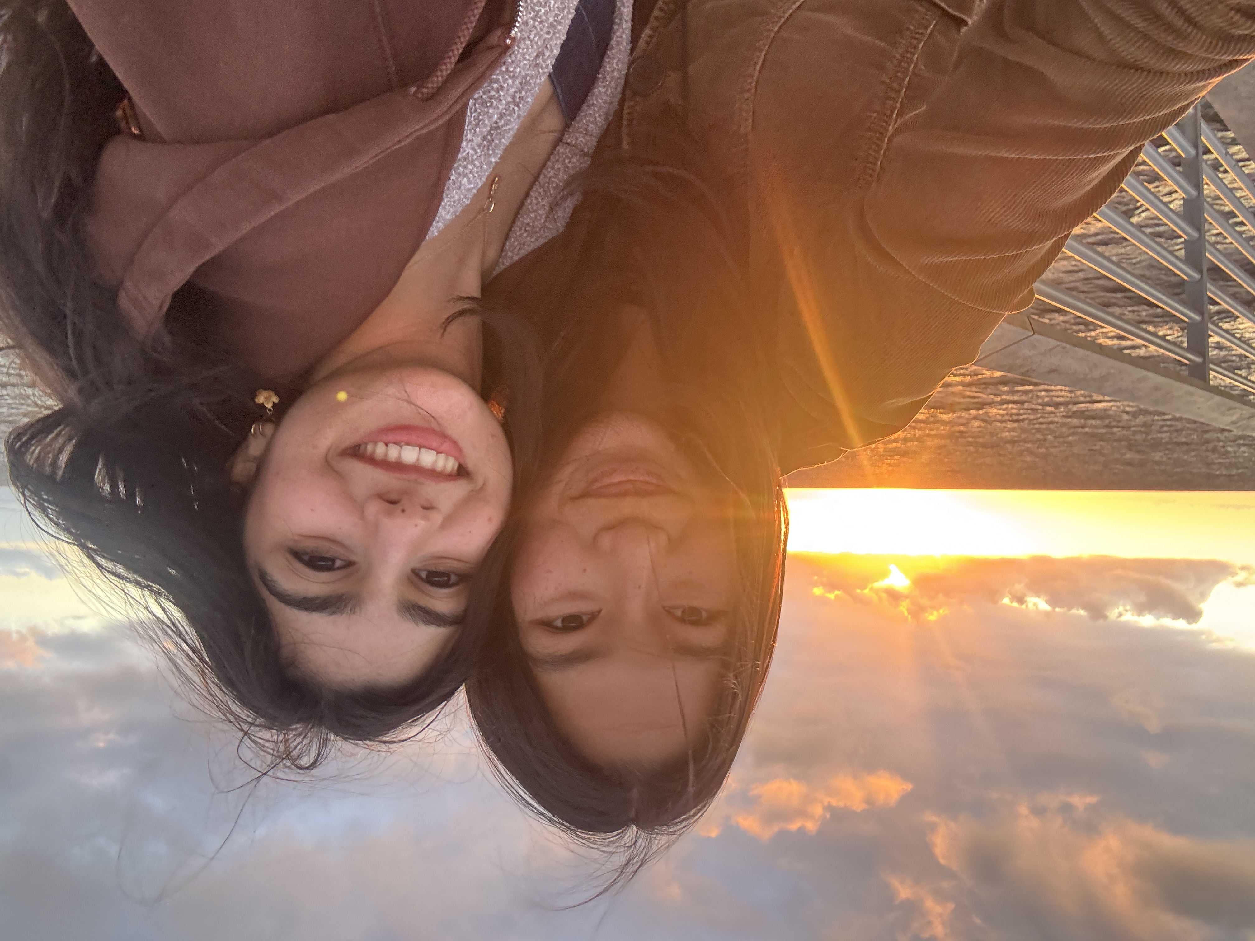 My friend Kaili and I on the pier in LA