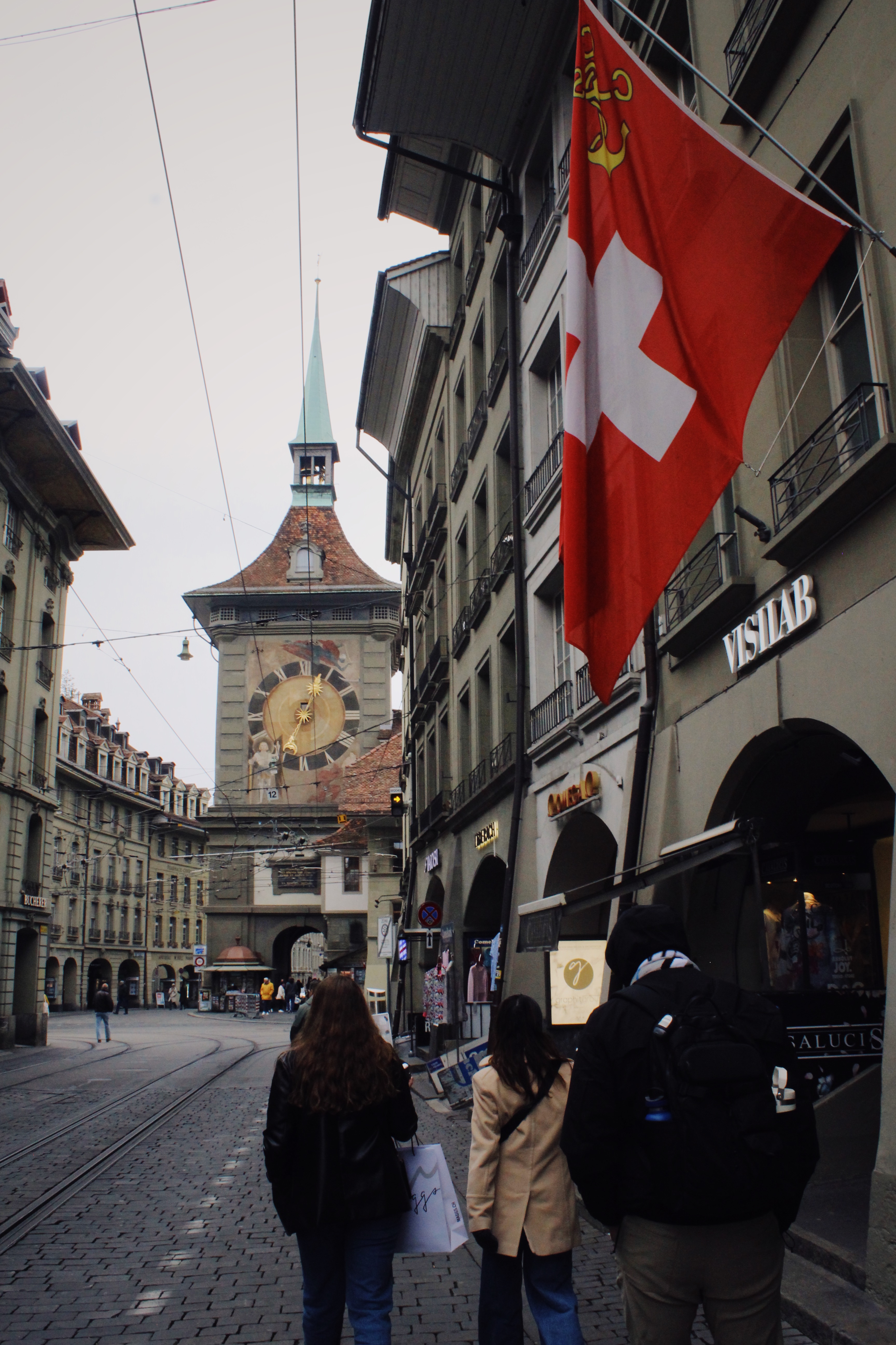 streets of Old Town in Bern, Switzerland