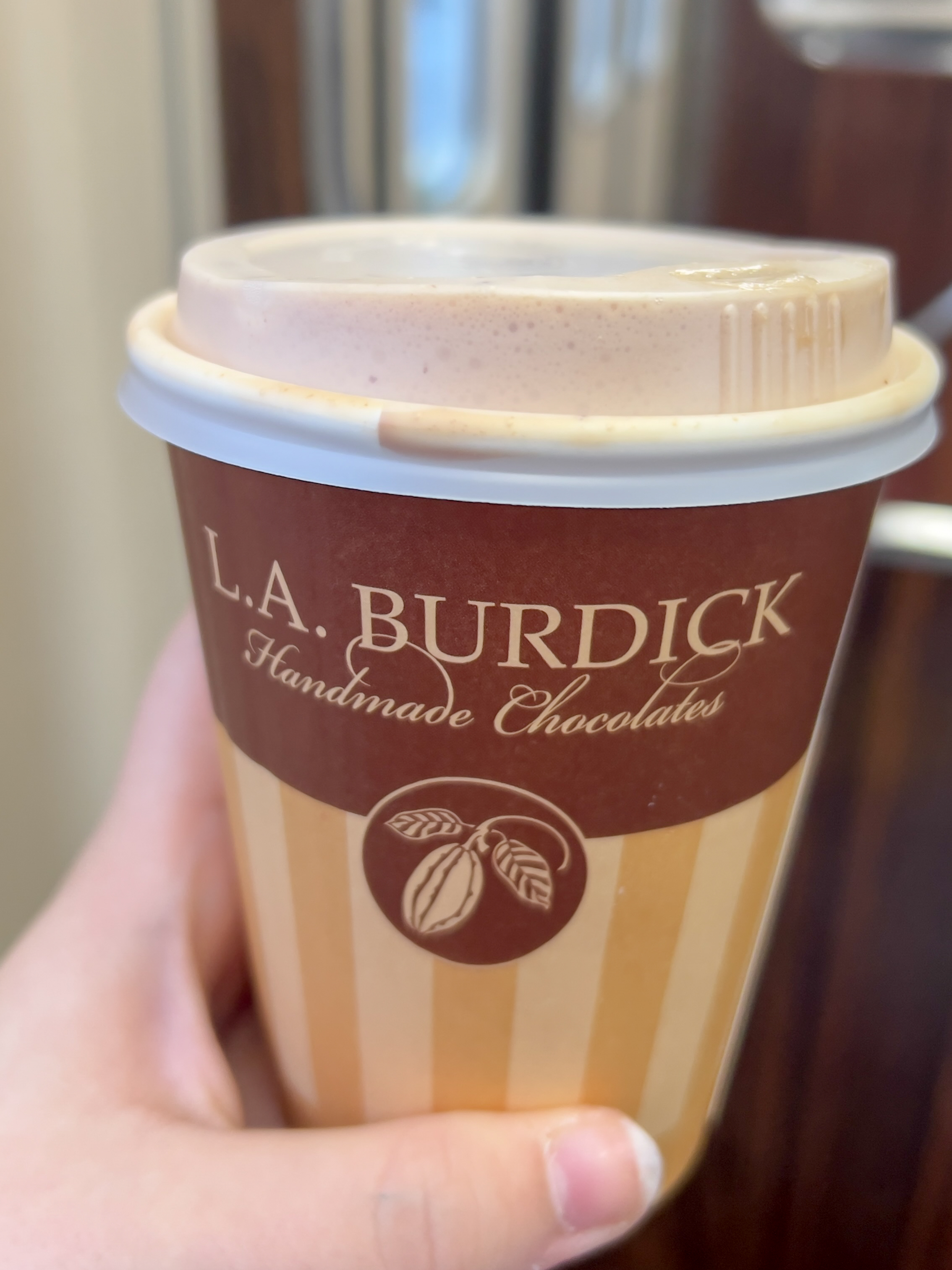 hot chocolate from la burdick