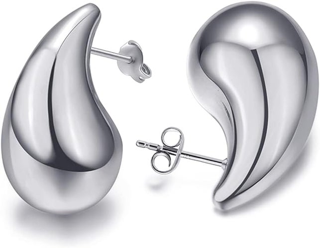 evoklo silver drop earrings