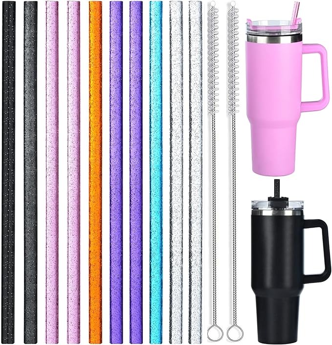 stanley glitter straws