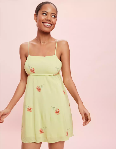 light yellow mini dress spring outfits