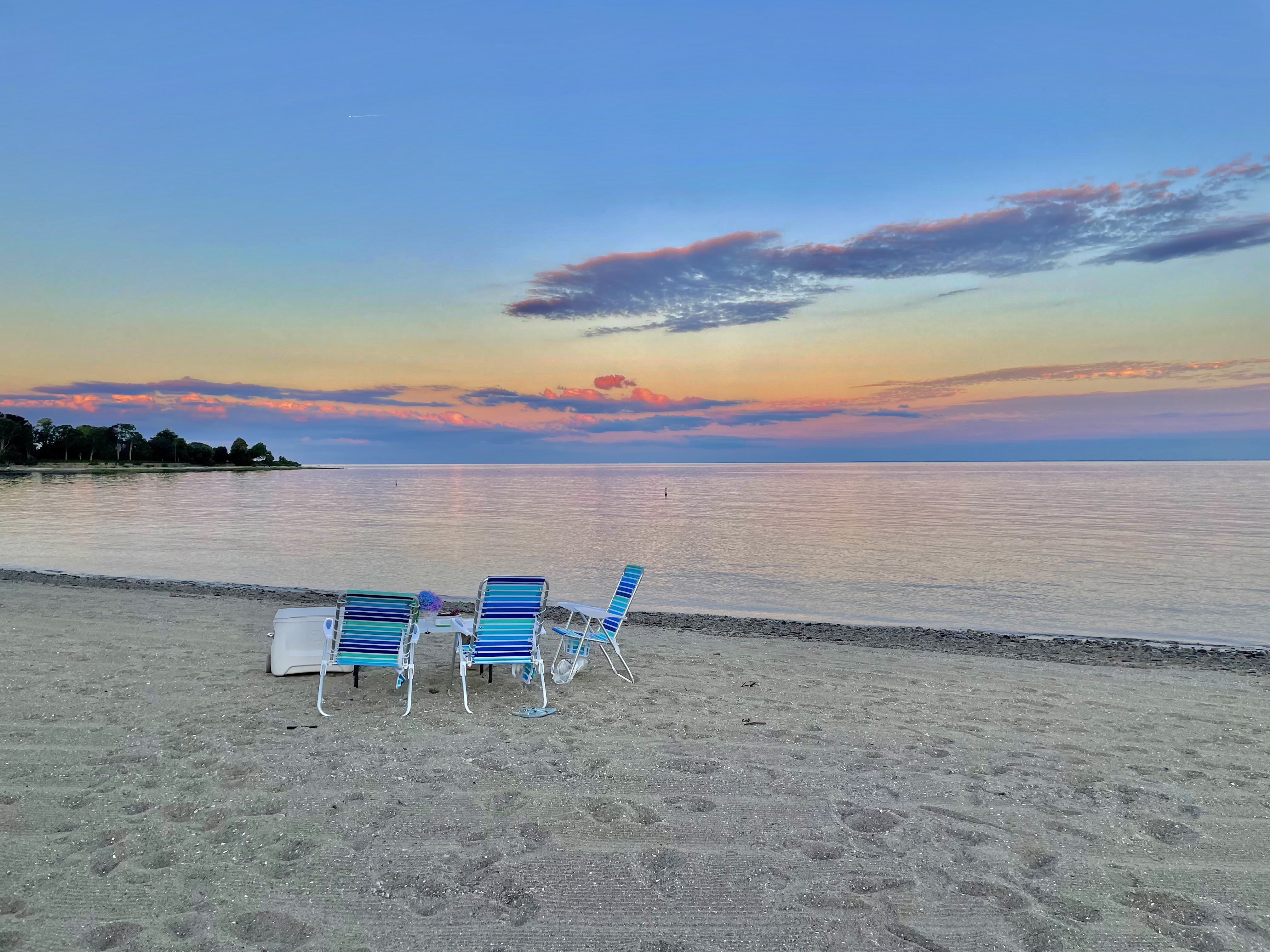 Burying Hill Beach sunset