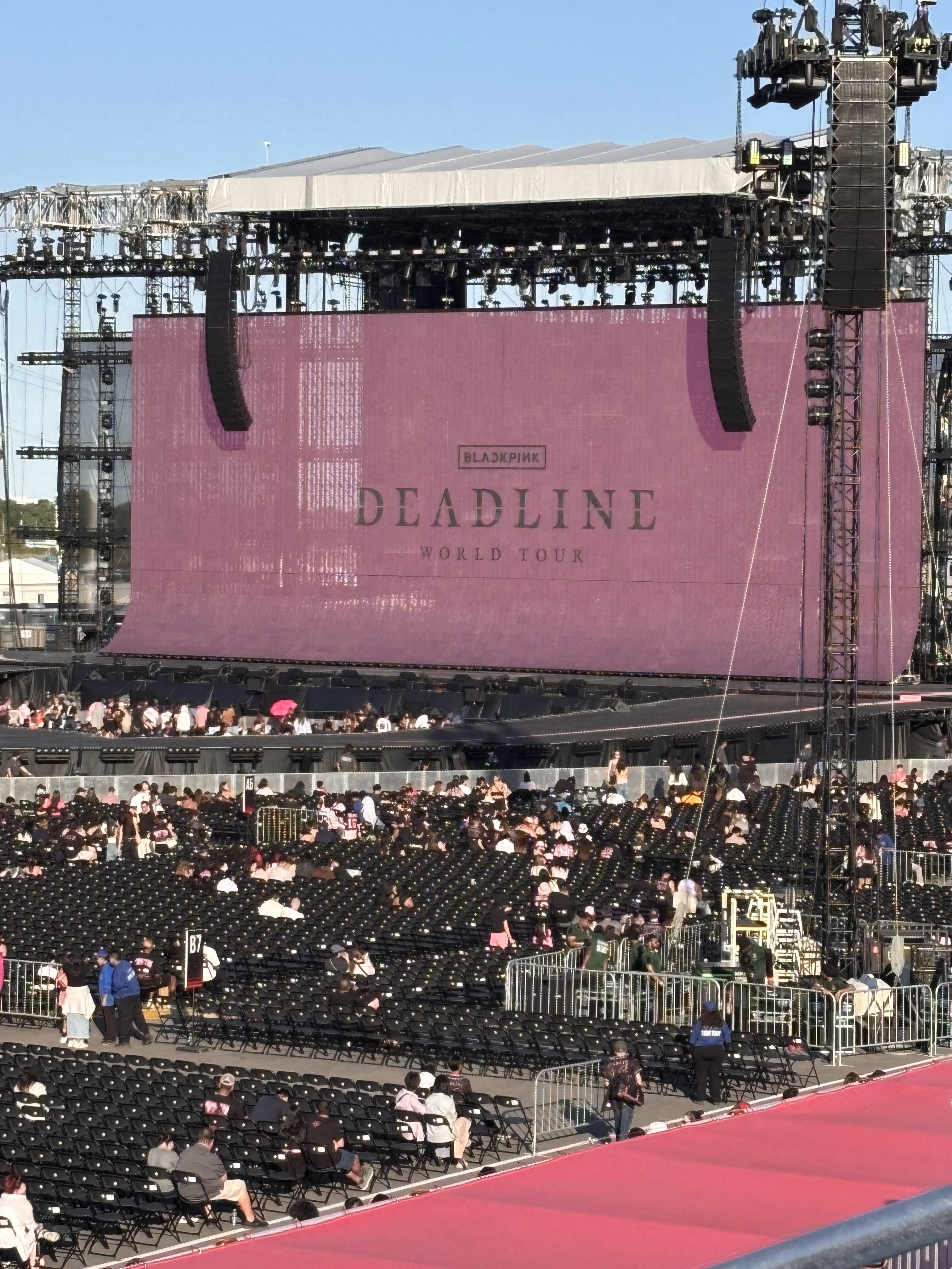 Picture of Blackpink\'s deadline tour in july 2025