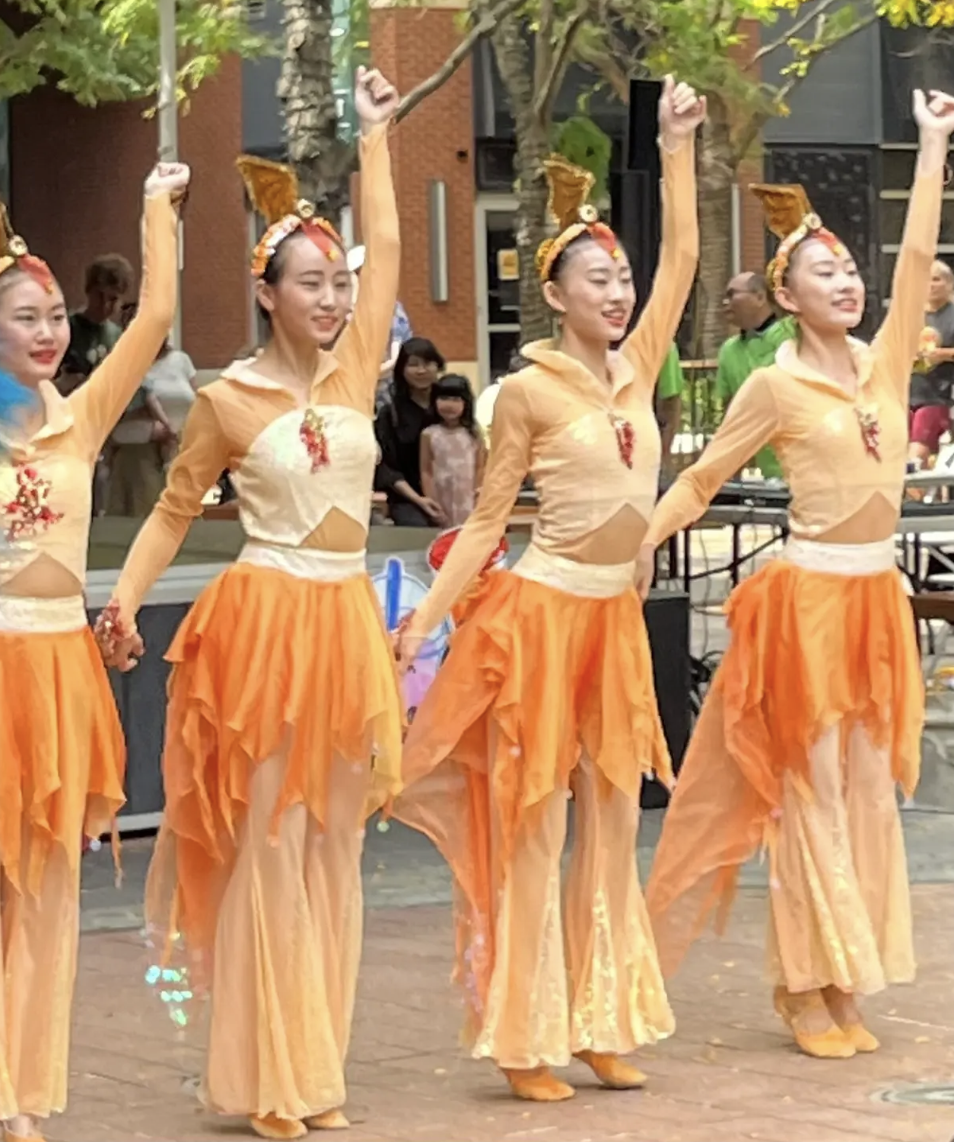 dancers at the bubble tea fest