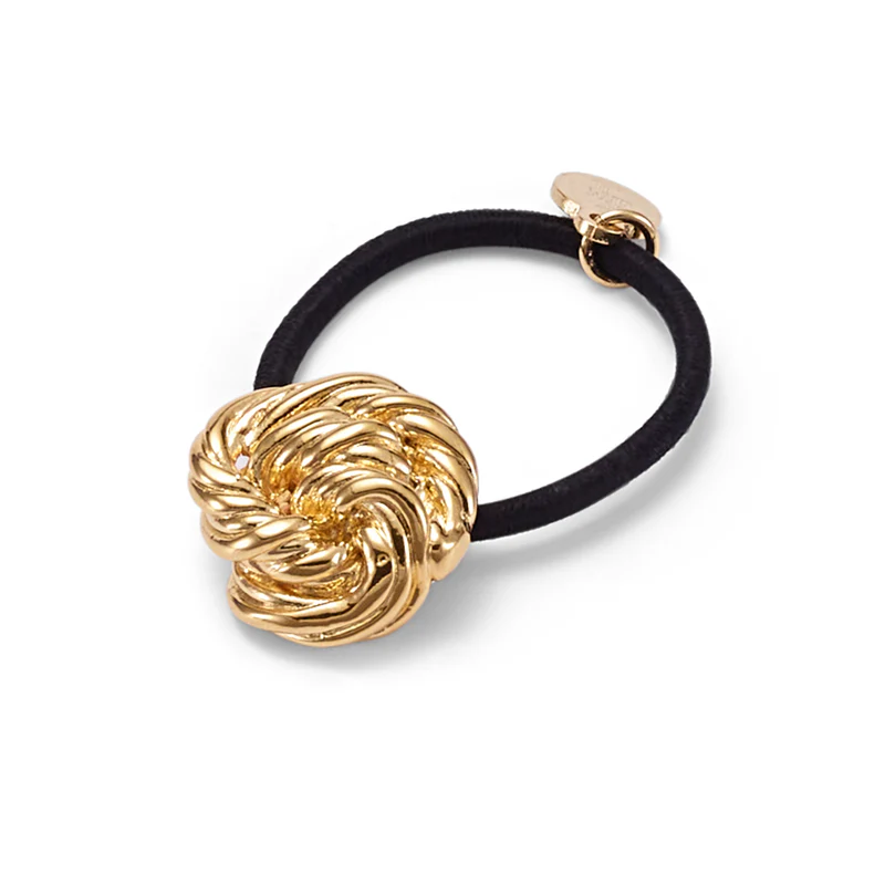 hair charm golden elastic