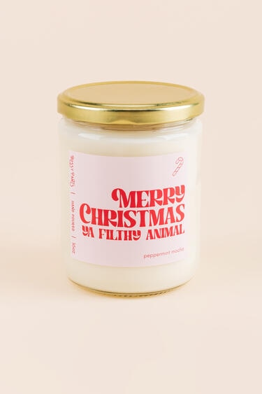 christmas candle funny