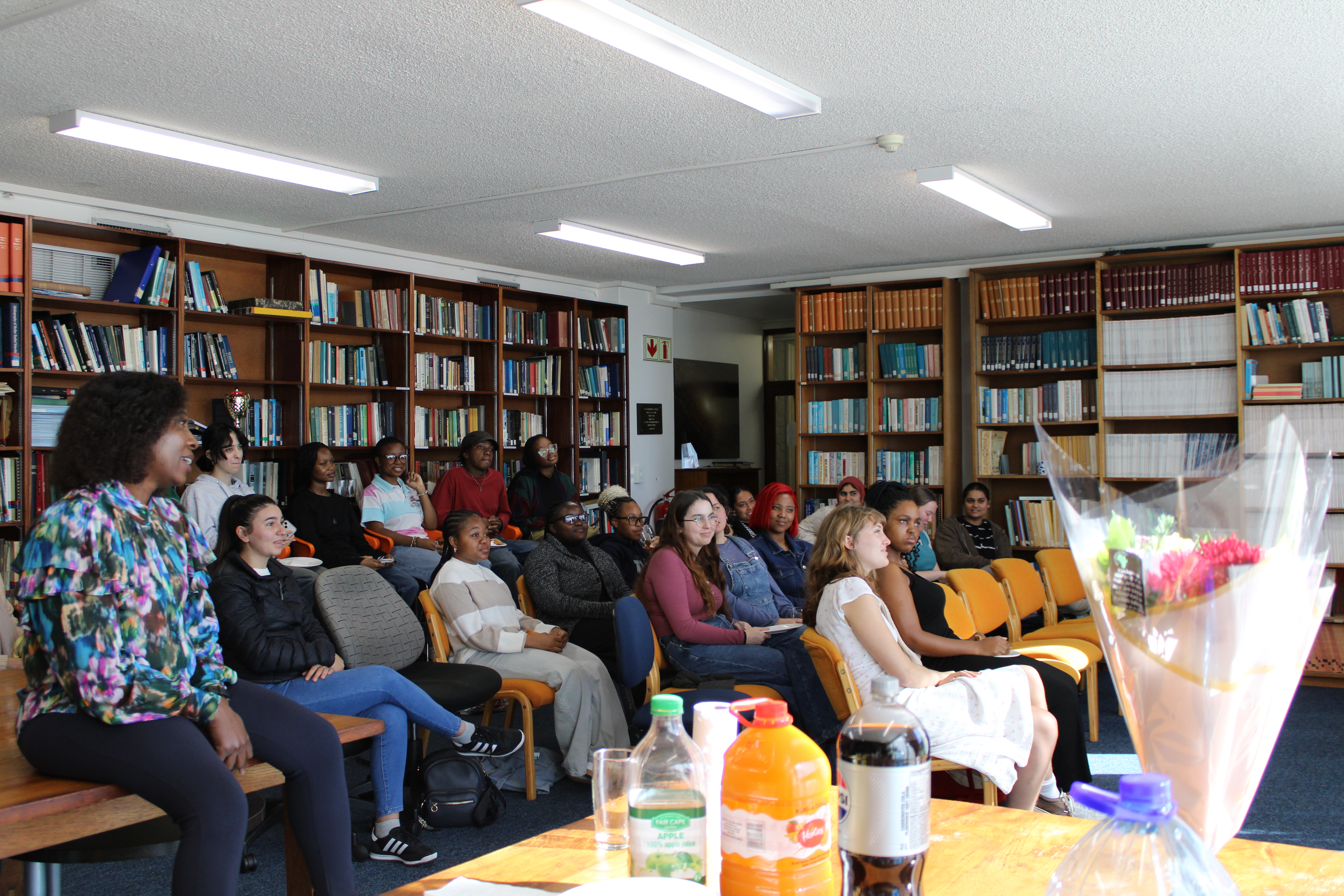 Women in Physics turnout at the second event held at UCT, in South Africa