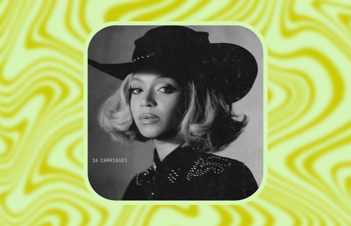 Beyoncé\'s cover for \"16 Carriages\"