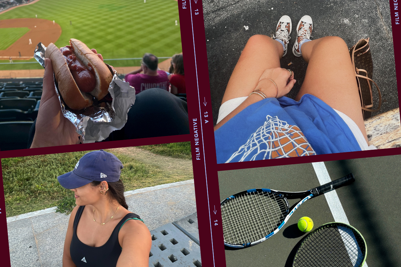 sporty girl summer