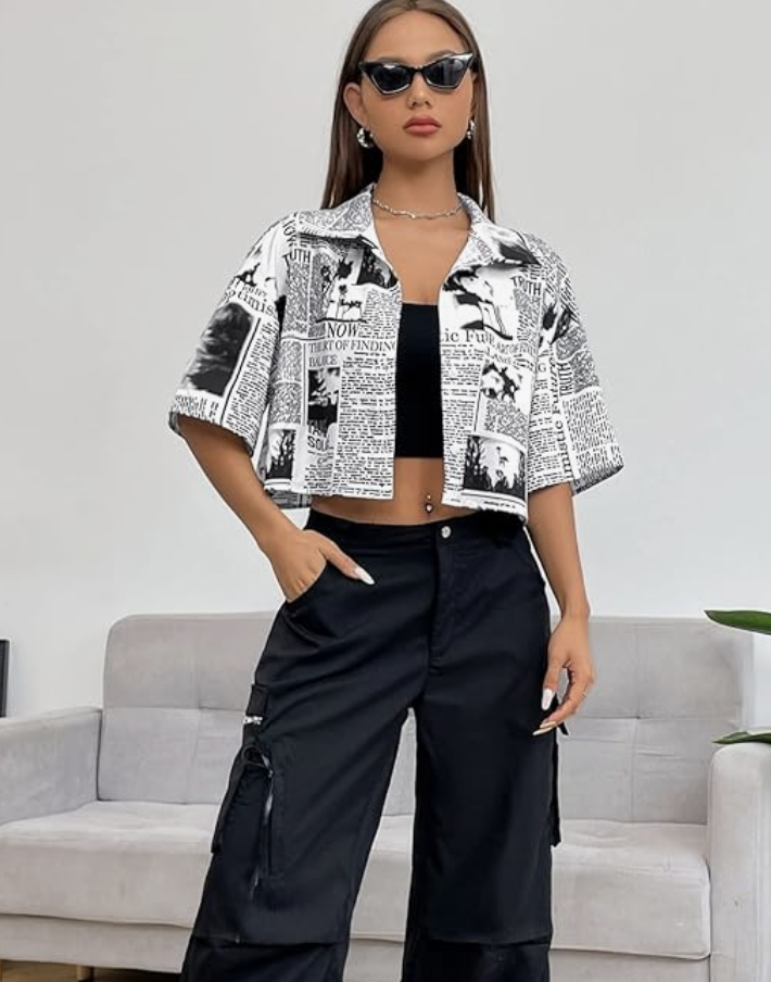 Carrie Bradshaw Jenna Ortega newspaper dress inspo