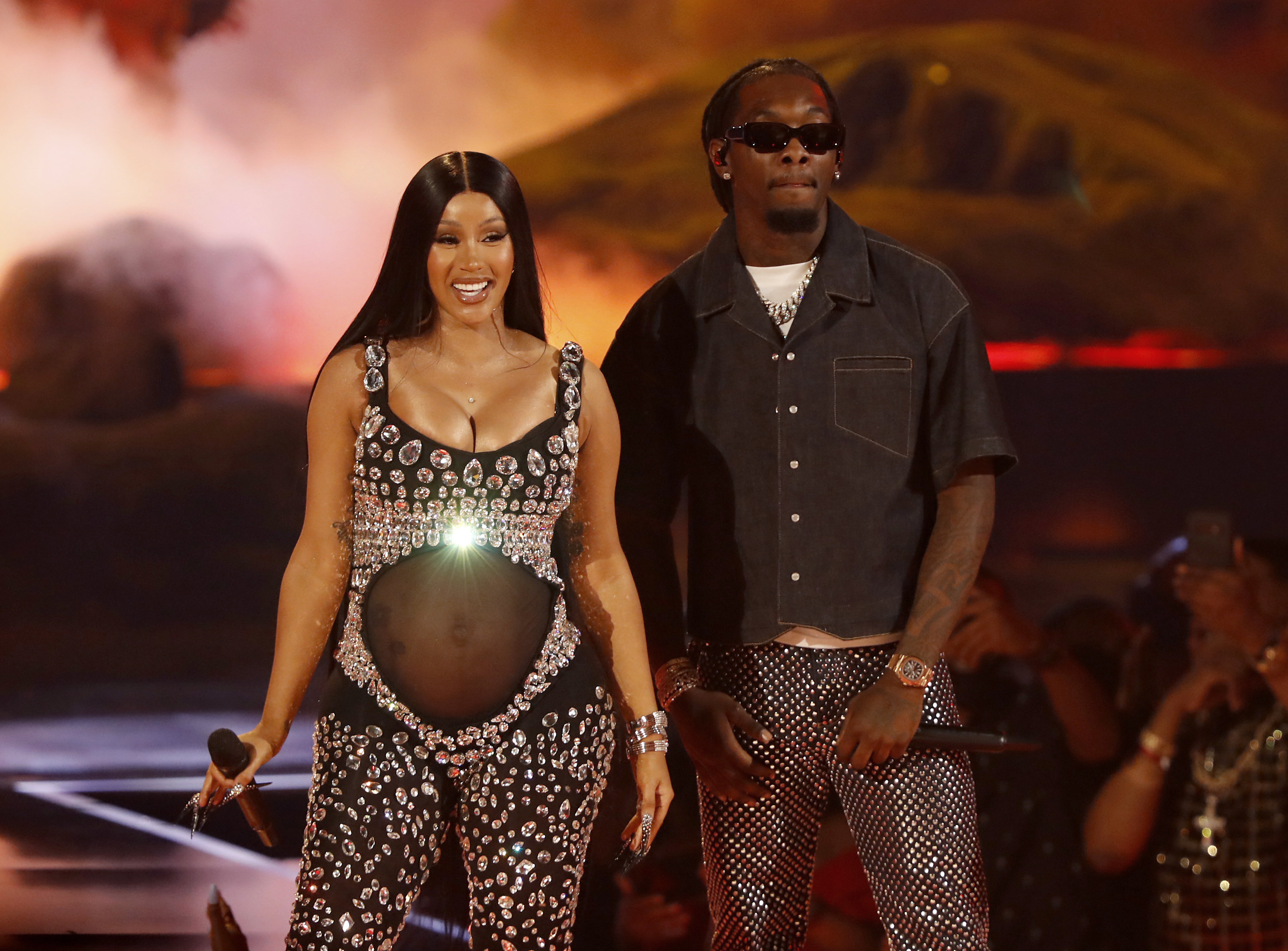 cardi B Pregnant BET Awards