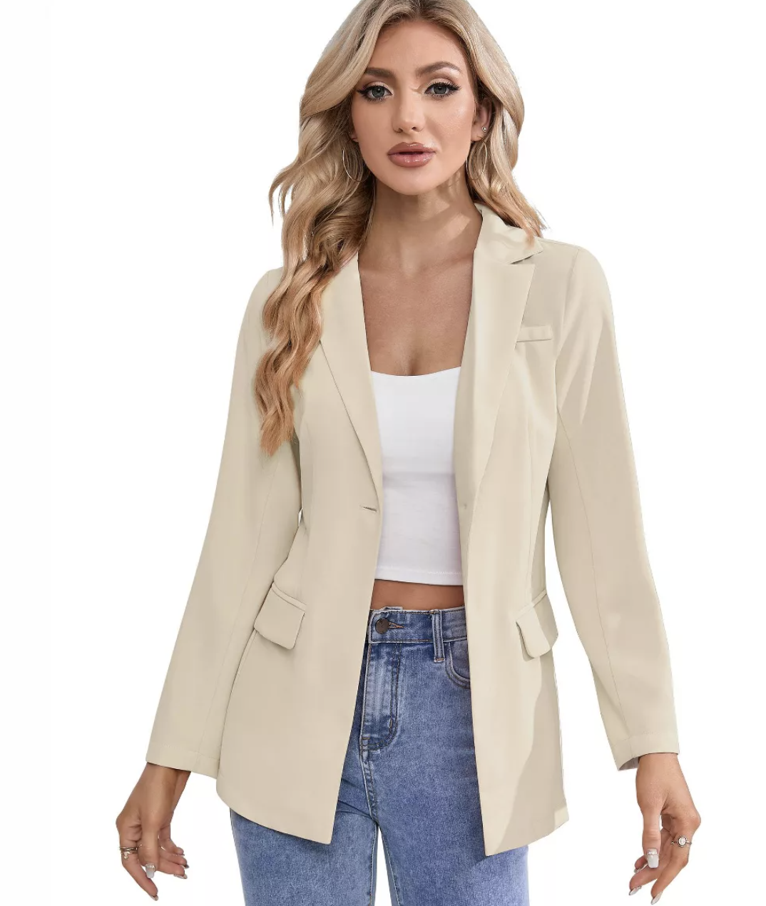 Garvee Women’s Beige Blazer