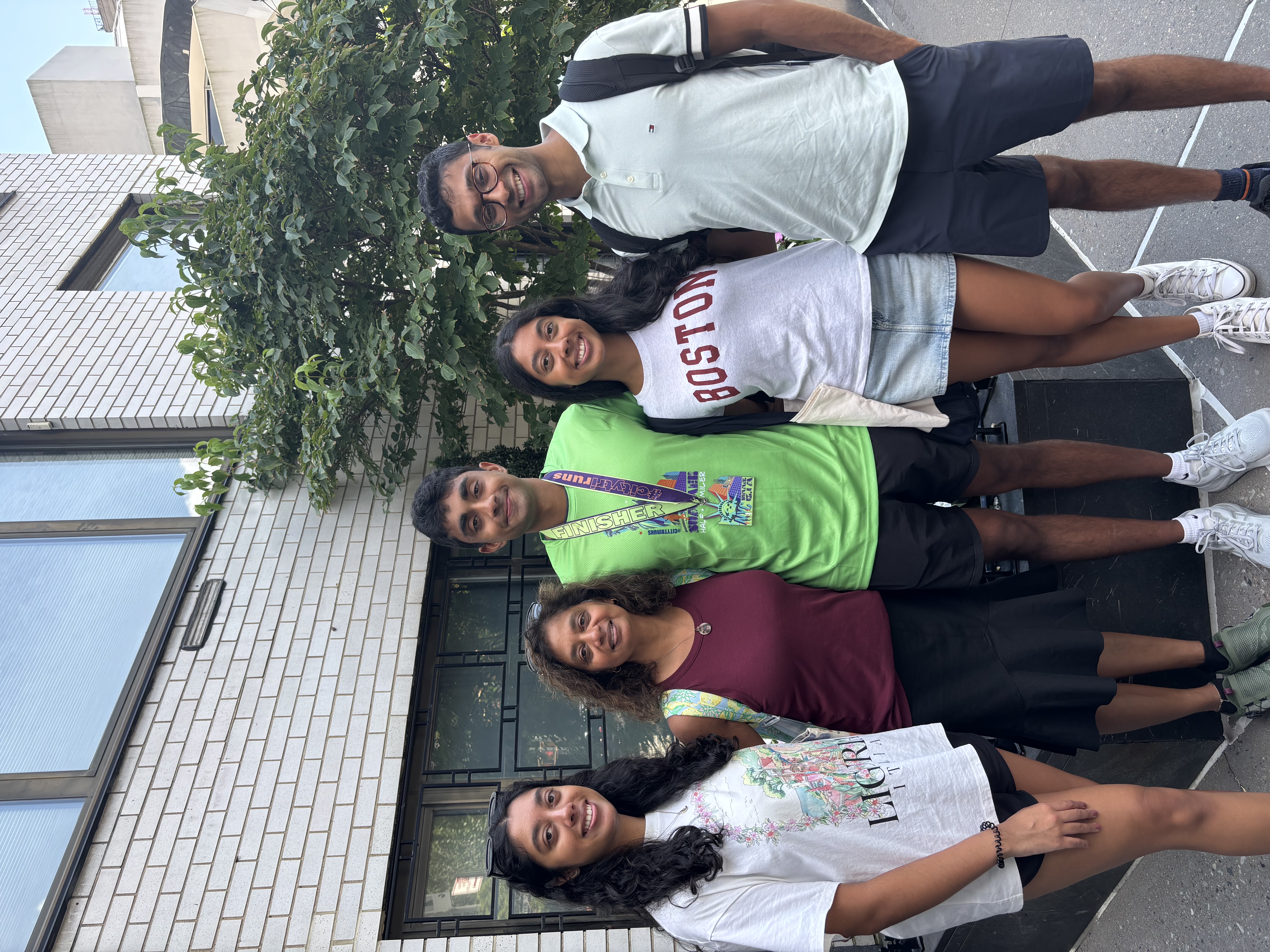 My mom and my siblings