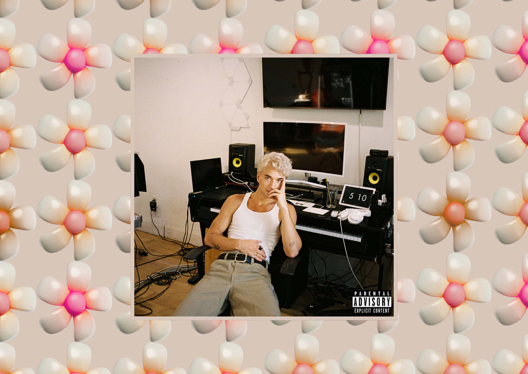 album cover for dancing in the dark by daniel seavey