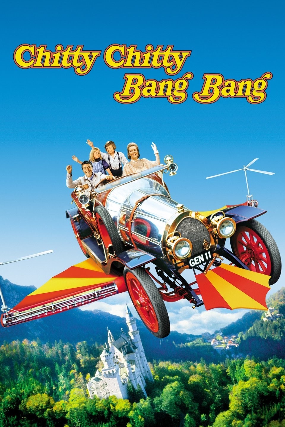 Movie poster for Chitty Chitty Bang Bang