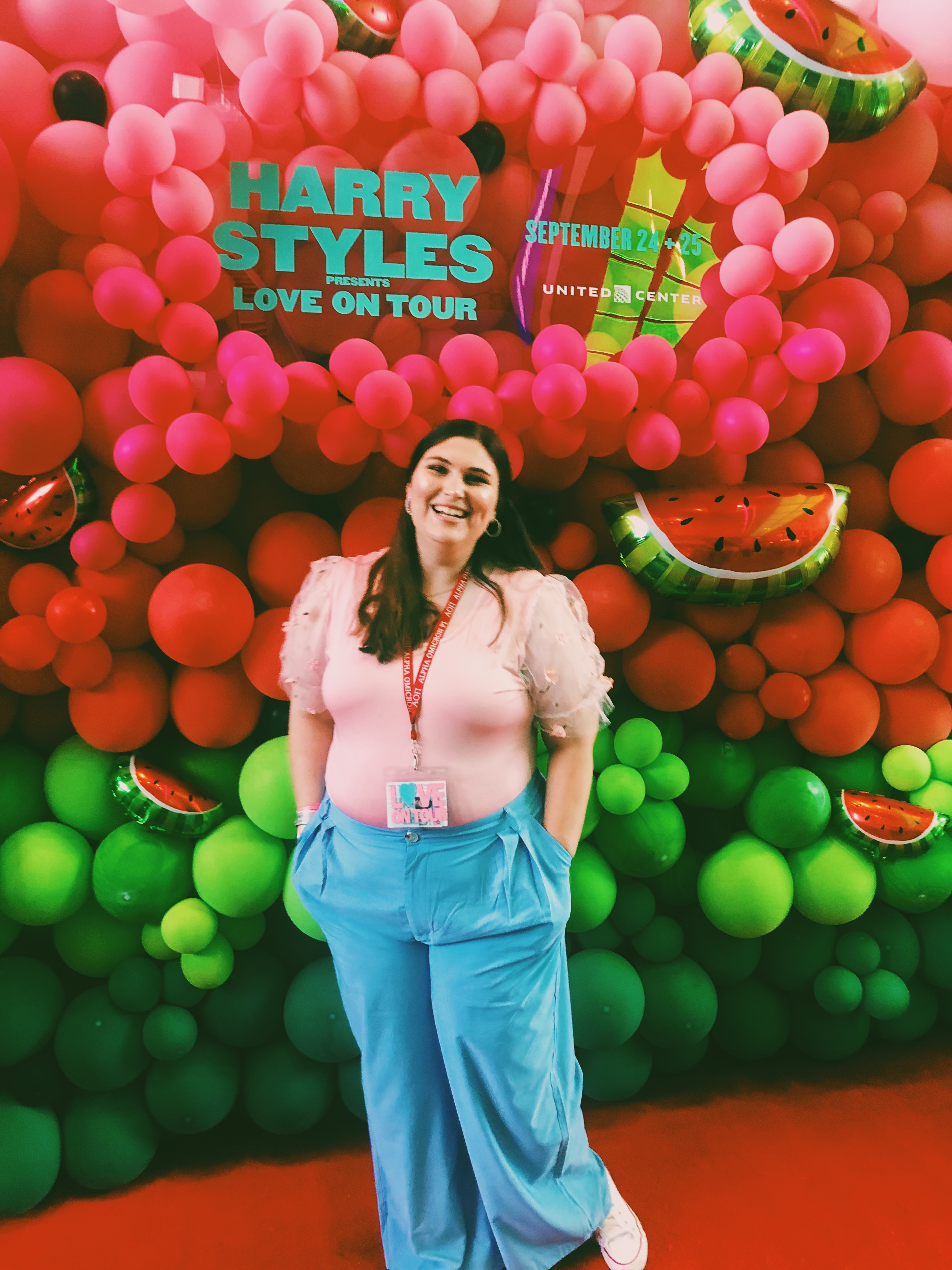 Anne Sattler at the United Center for Harry Styles