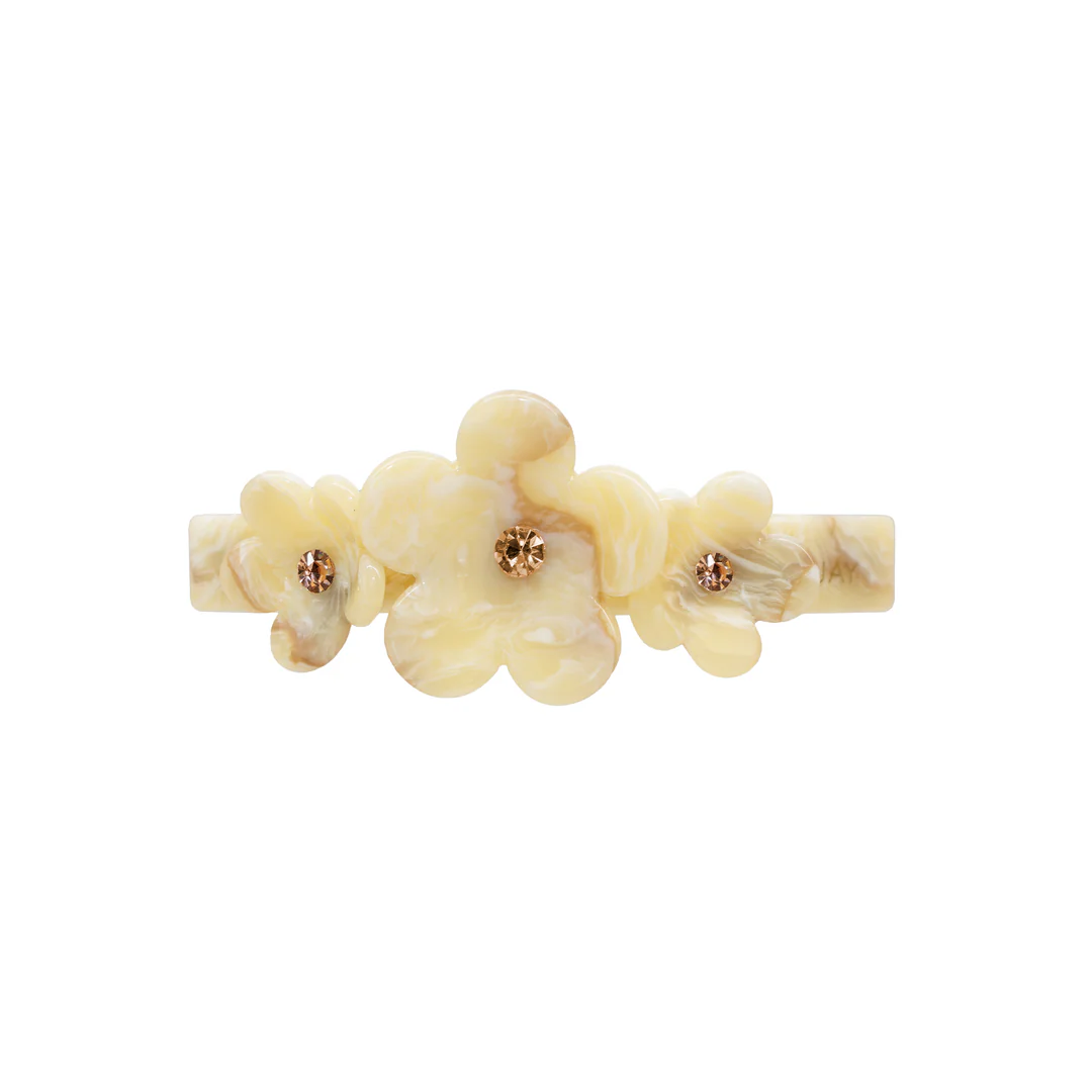 yellow ponytail barrette hair charm