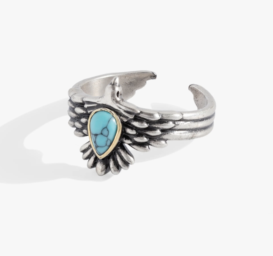 turquoise cuff ring