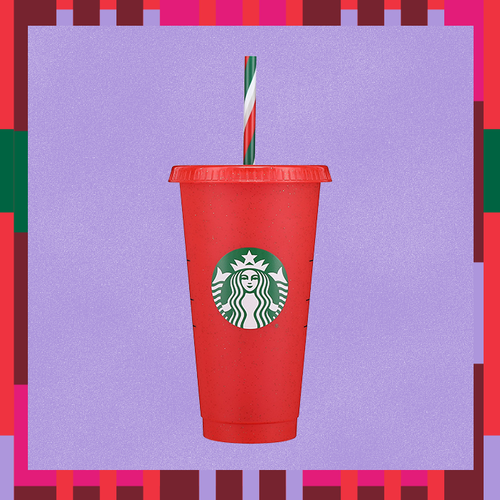 Starbucks Glitter Red Cold Cup