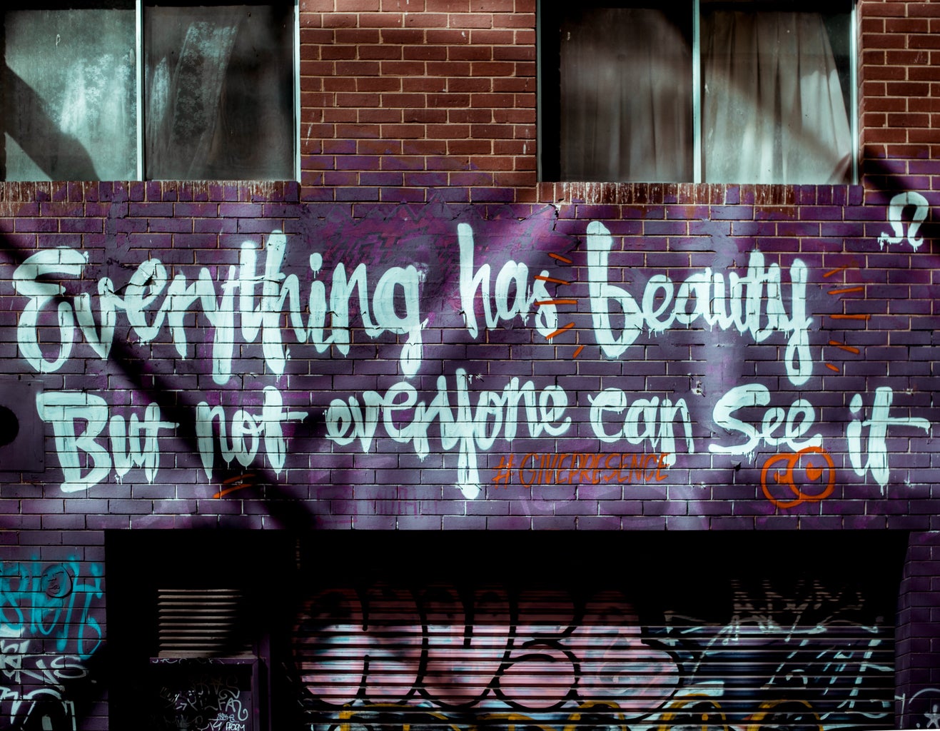 Everything has beauty street art