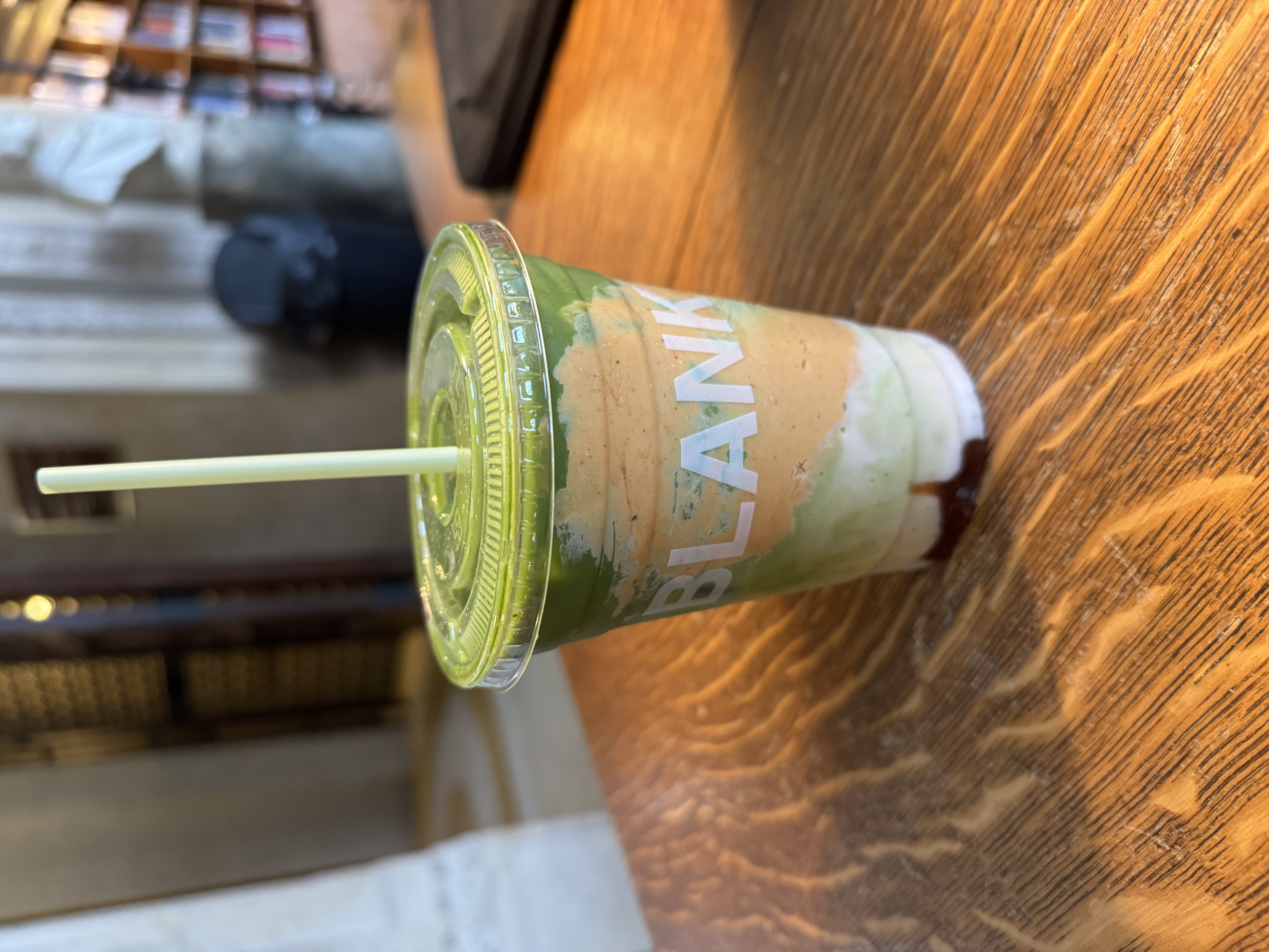 blank street pb&j matcha