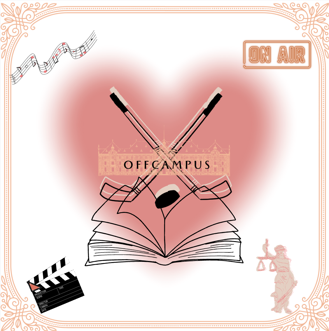 I wrote an article for the book series \" Off Campus\" by Elle Kennedy and the upcoming TV adaptation. I made a design on canva using illustrations and graphics that various users made. I would like to upload my design to use alongside the article