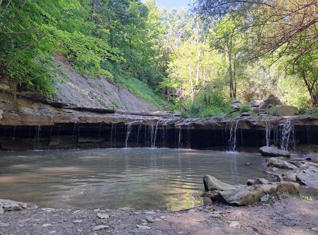 Rock Glen waterfall hidden gem Arkona Ontario