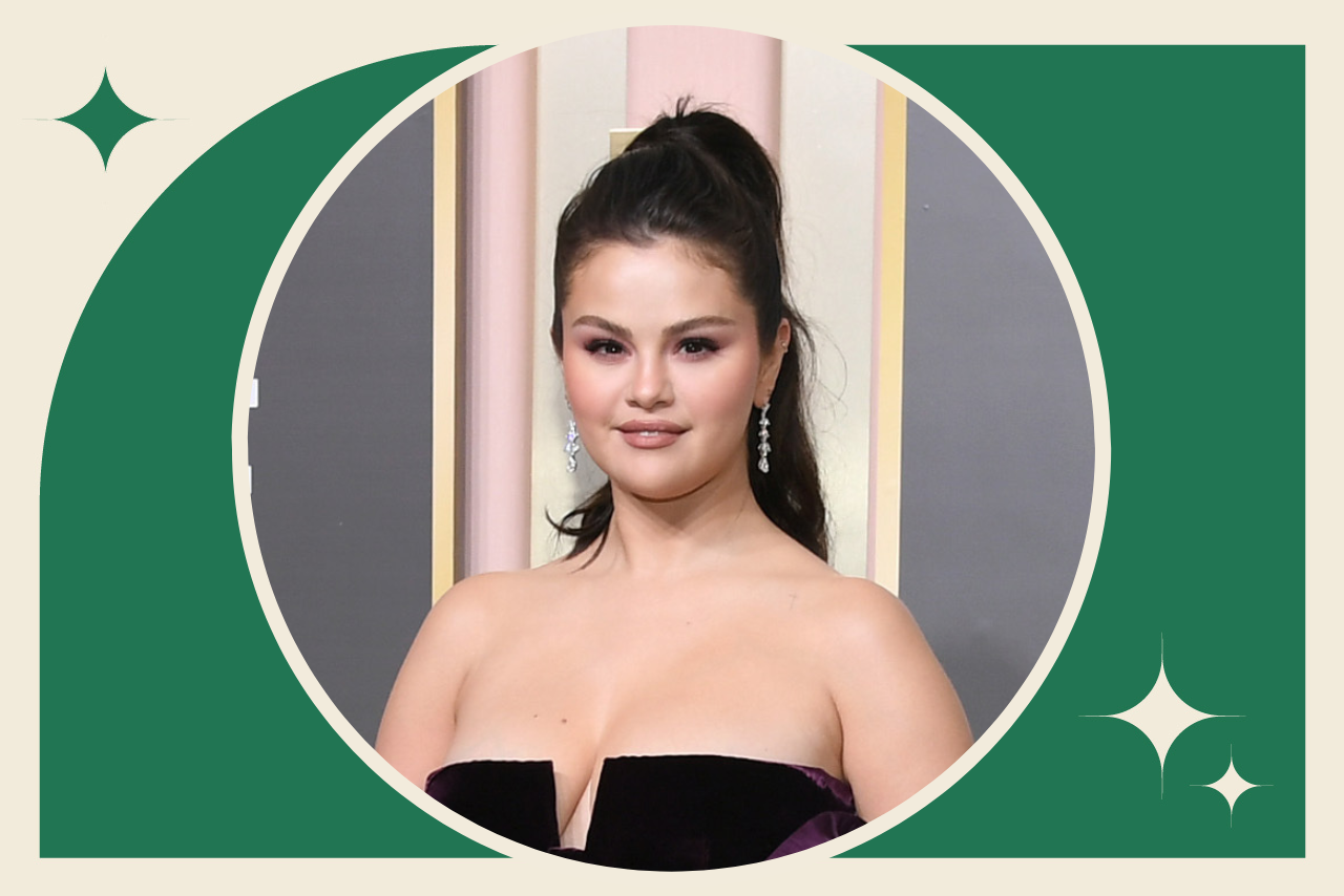Selena Gomez at the 2023 golden globes