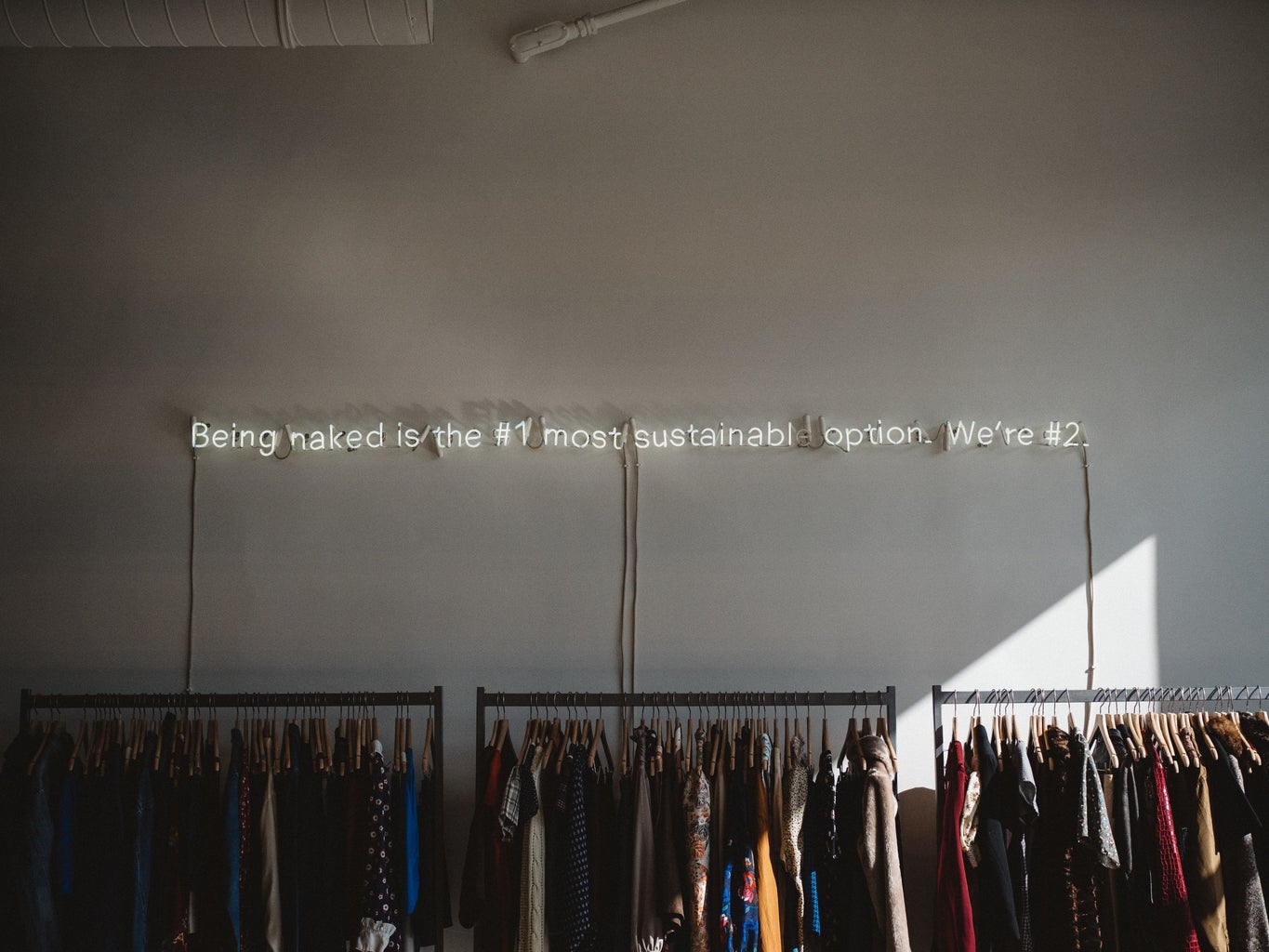 sustainable clothing rack
