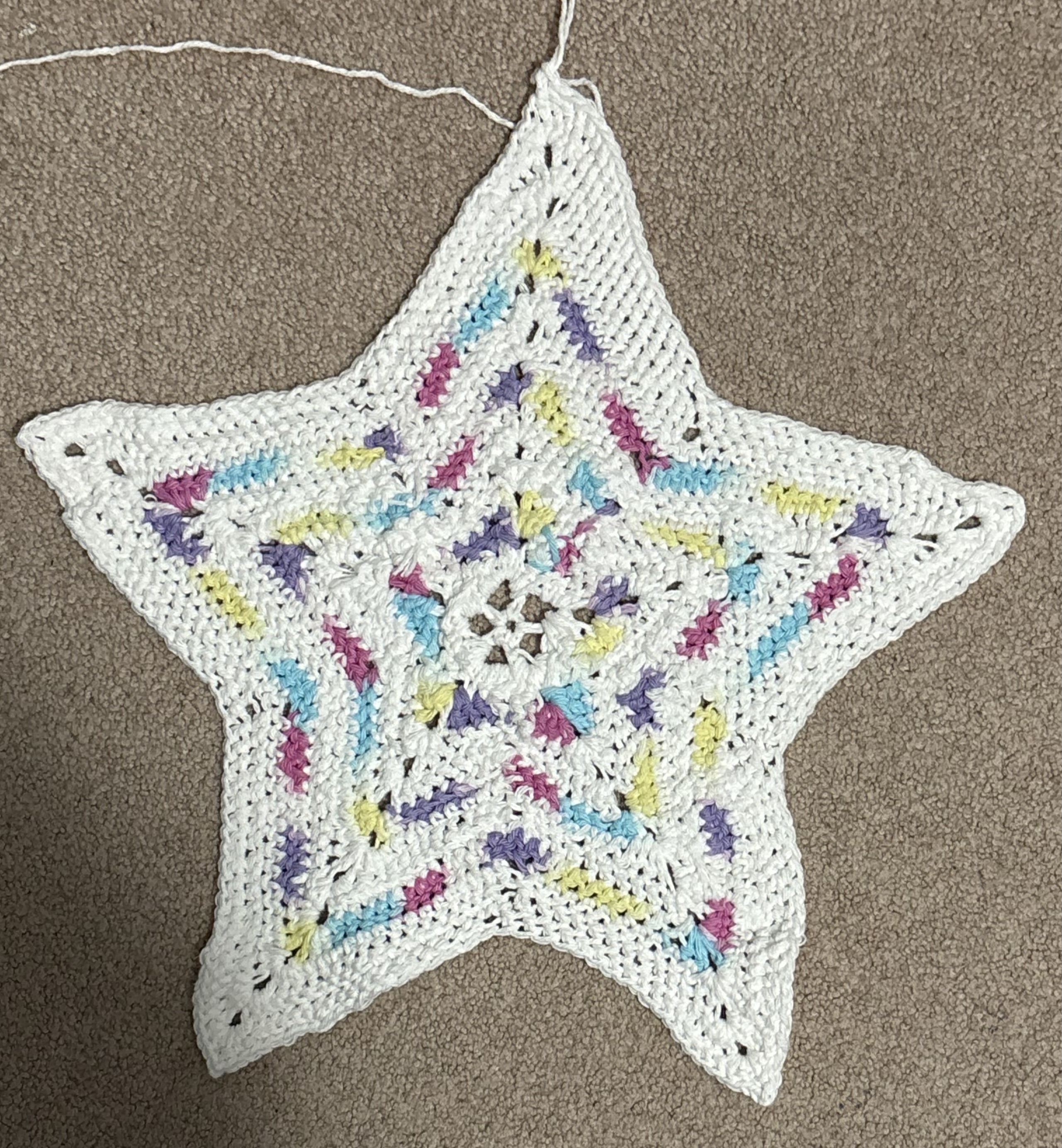 crochet star blanket 2