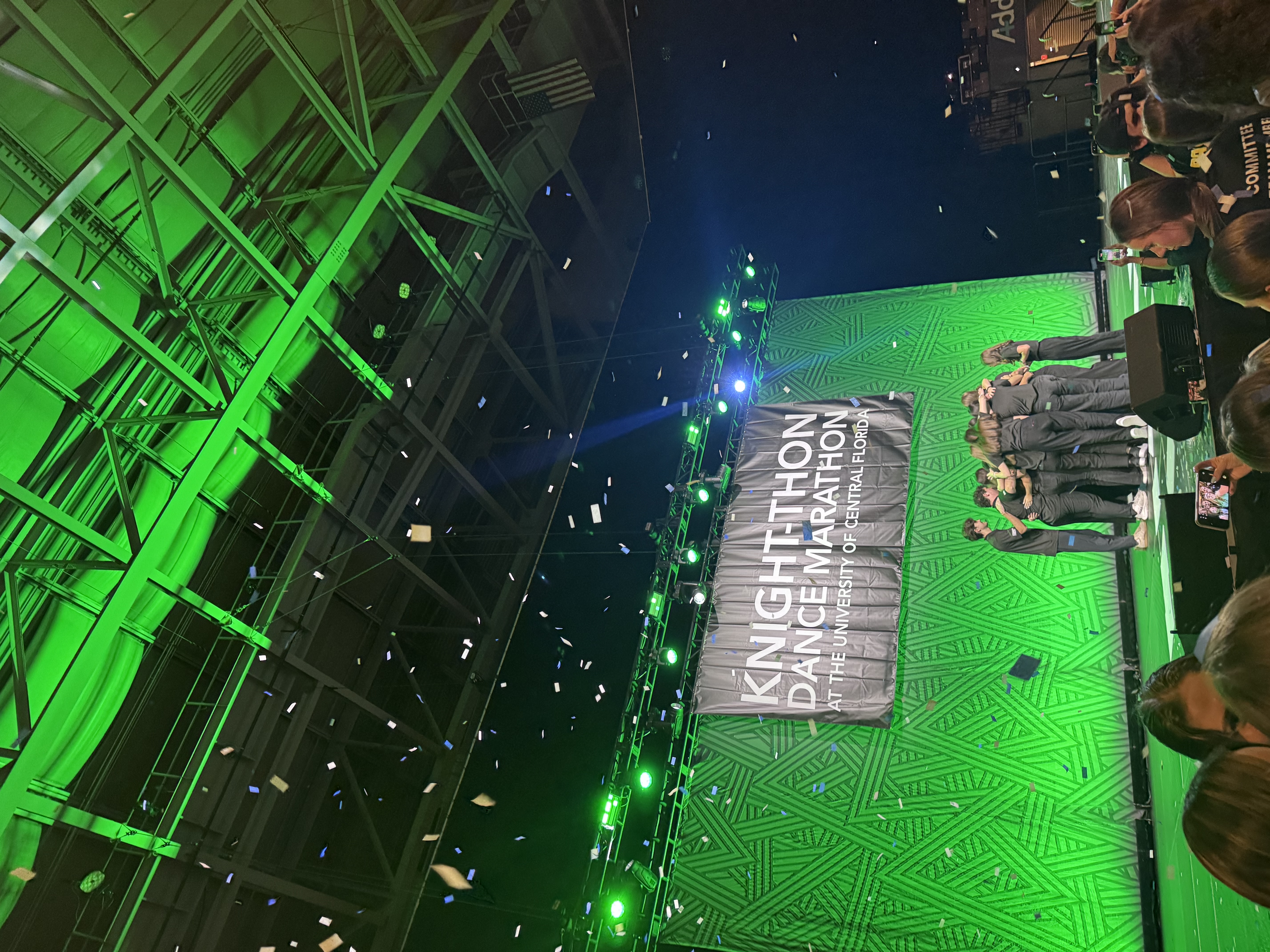 Knight-Thon executive bard celebrating fundraising