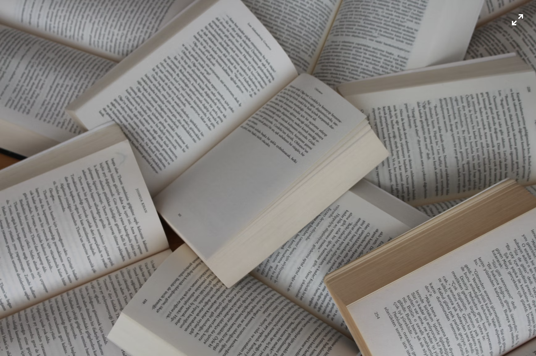 a bunch of open books