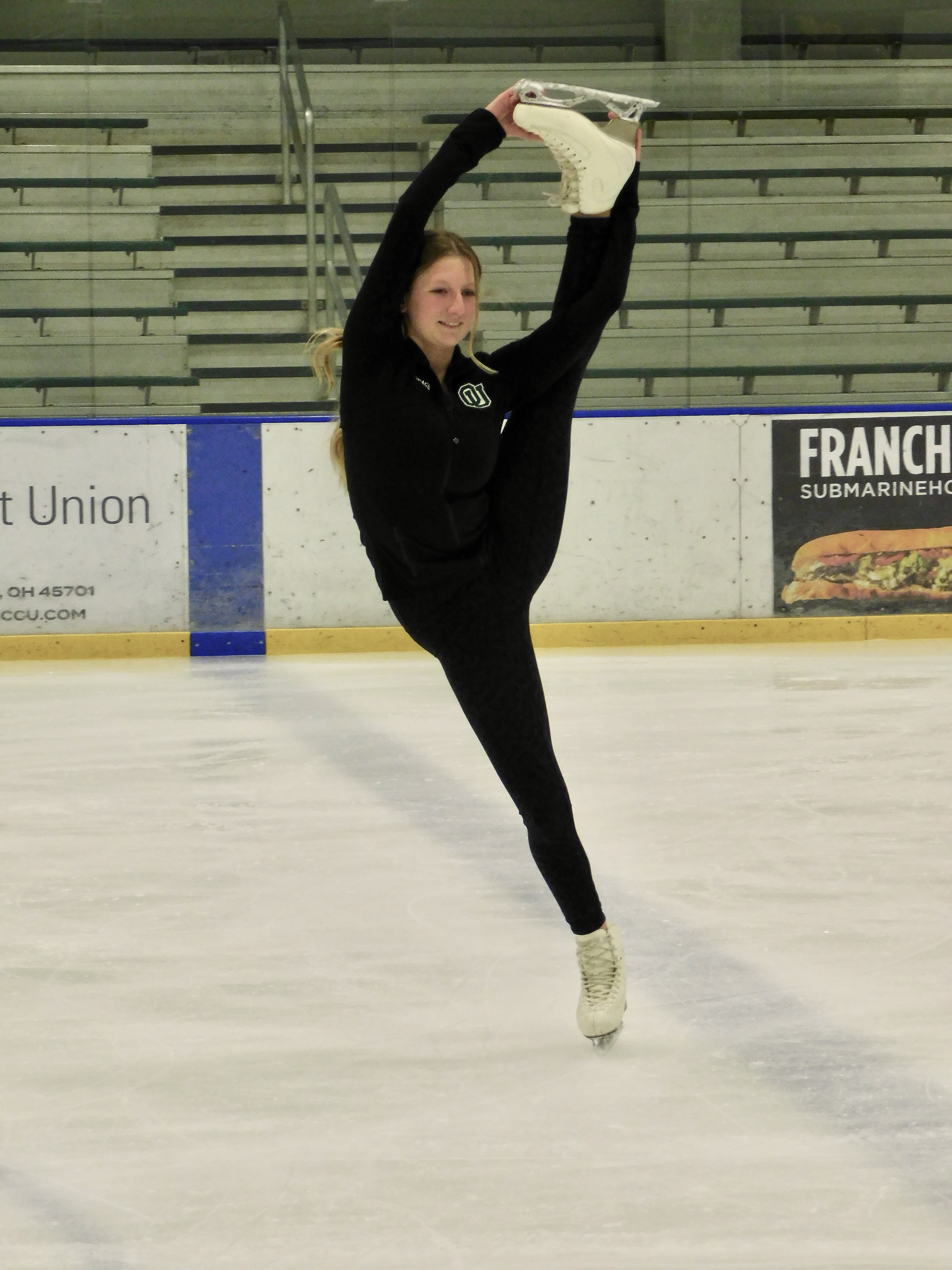 OU Synchronized Skating Team at practice
