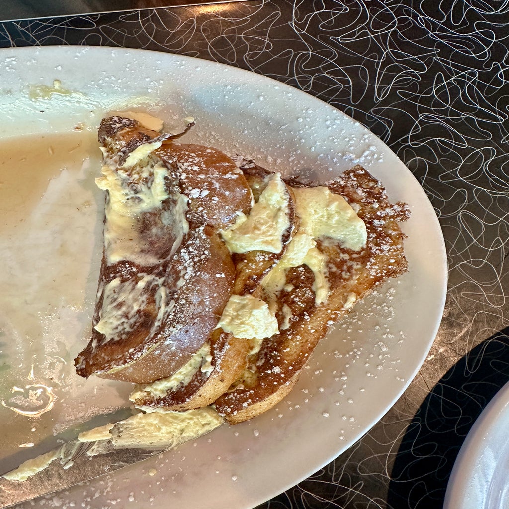 French toast from local diner, Ernie\'s, in Columbia, Missouri