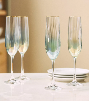 anthropologie flutes new year\'s eve