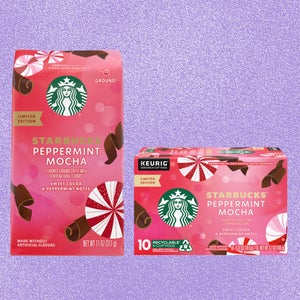 Starbucks Peppermint Mocha Flavored Coffee
