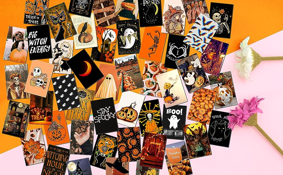 halloween collage kit